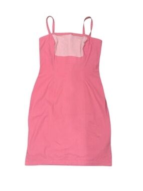 St JOHN Sport pink salmon stretch twill sheath sundress M L